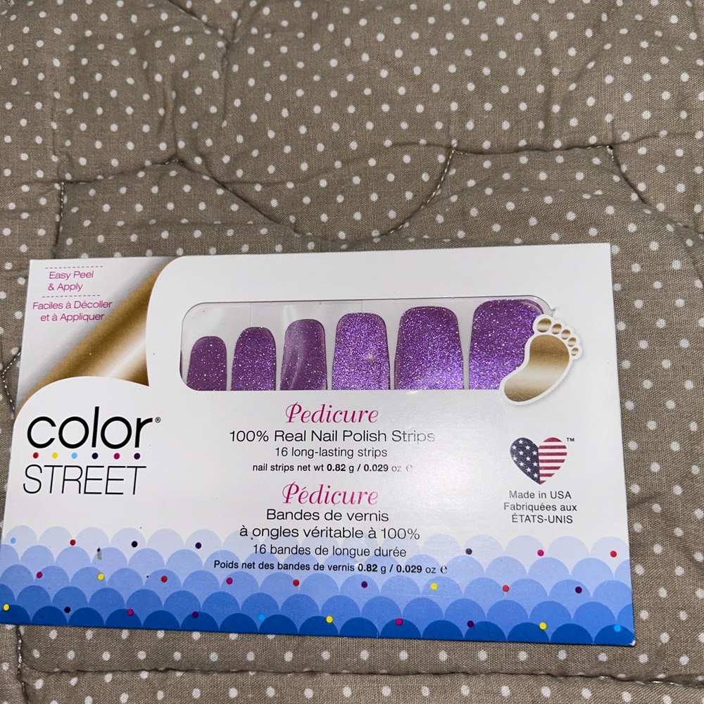 🍒 New! See It To Belize It Colourstreet Pedicure Set